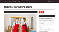 Desktop Screenshot of businesspartnermagazine.com