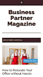 Mobile Screenshot of businesspartnermagazine.com